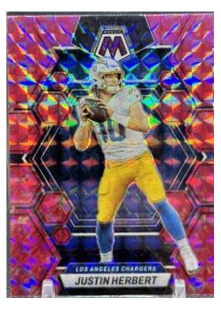 2023 Panini Mosaic Base Set Justin Herbert #127 card