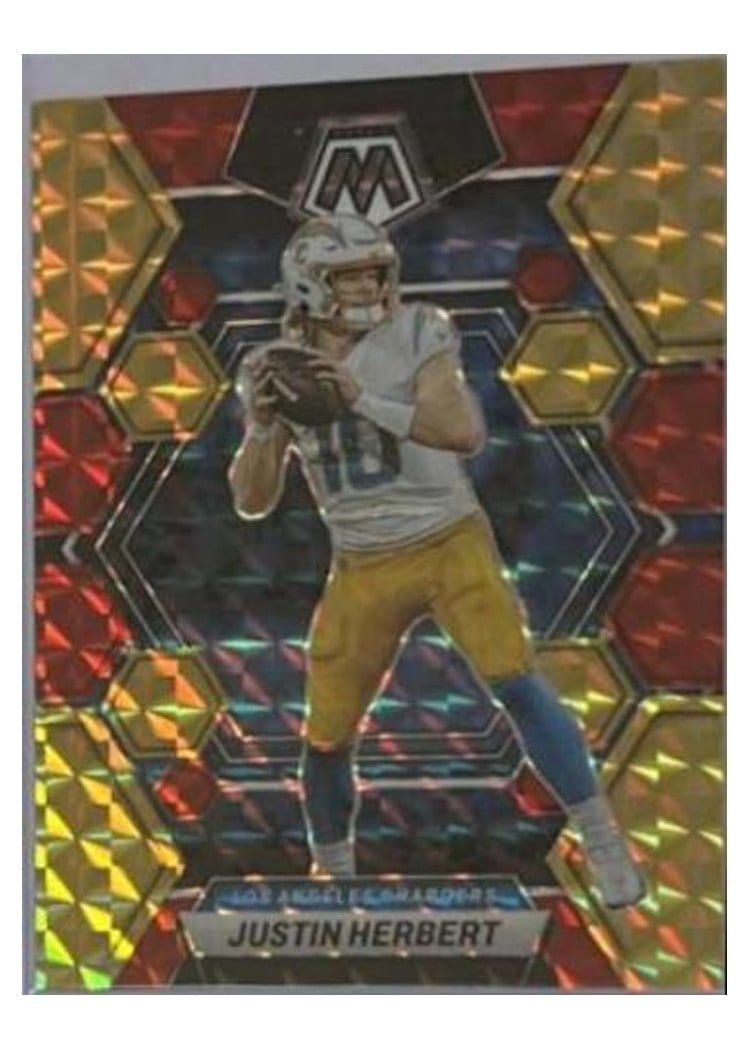 2023 Panini Mosaic Base Set Justin Herbert #127 card