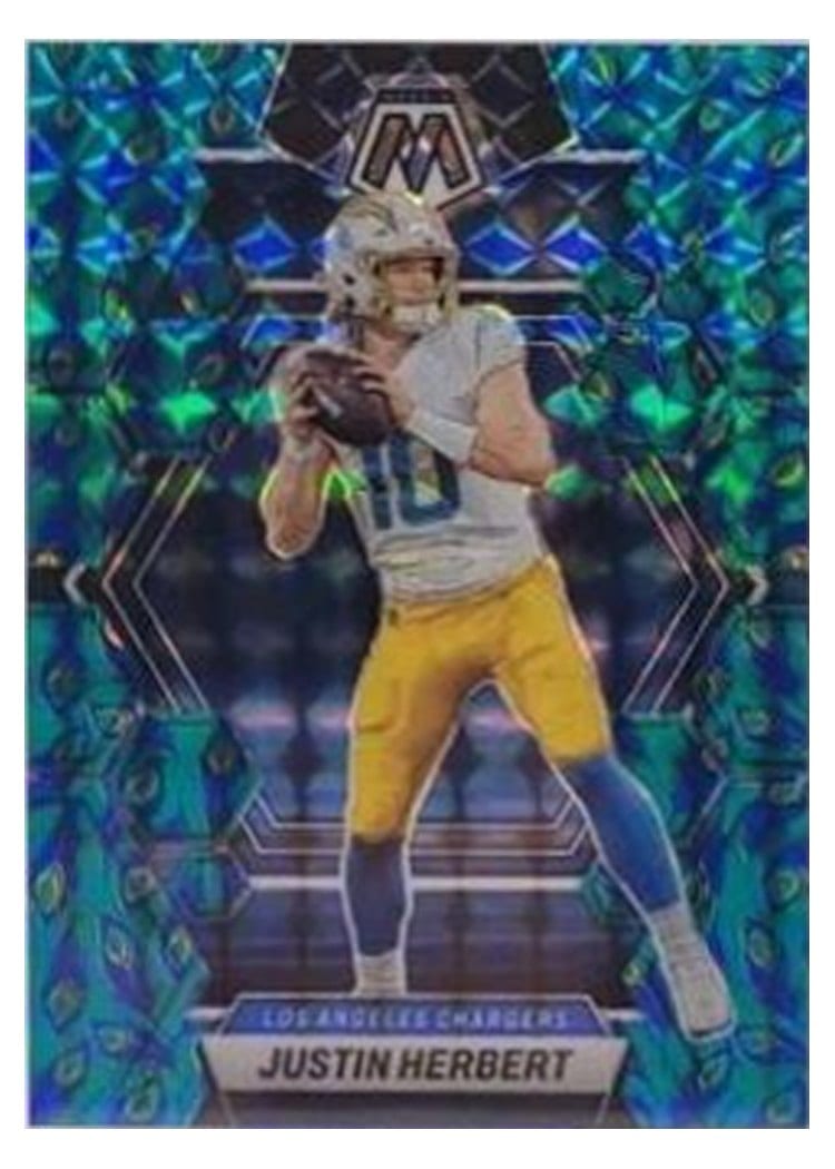 2023 Panini Mosaic Base Set Justin Herbert #127 card