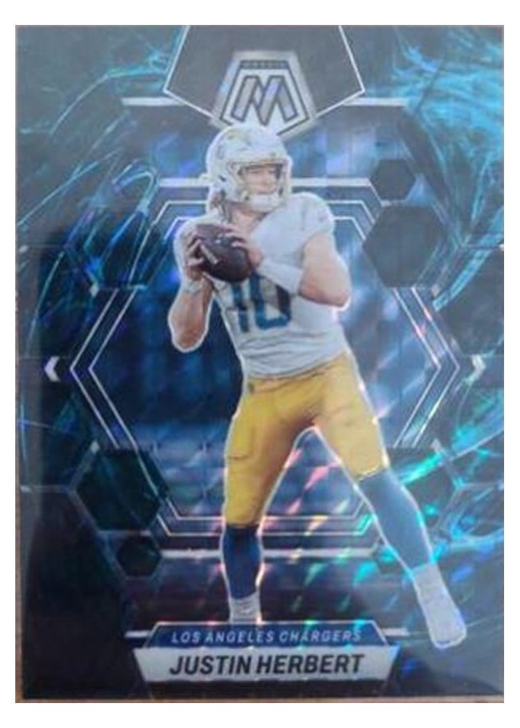 2023 Panini Mosaic Base Set Justin Herbert #127 card
