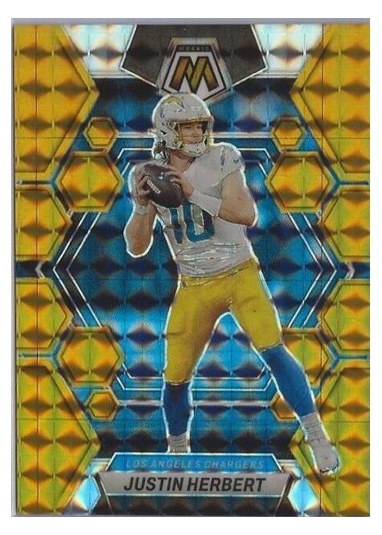 2023 Panini Mosaic Base Set Justin Herbert #127 card