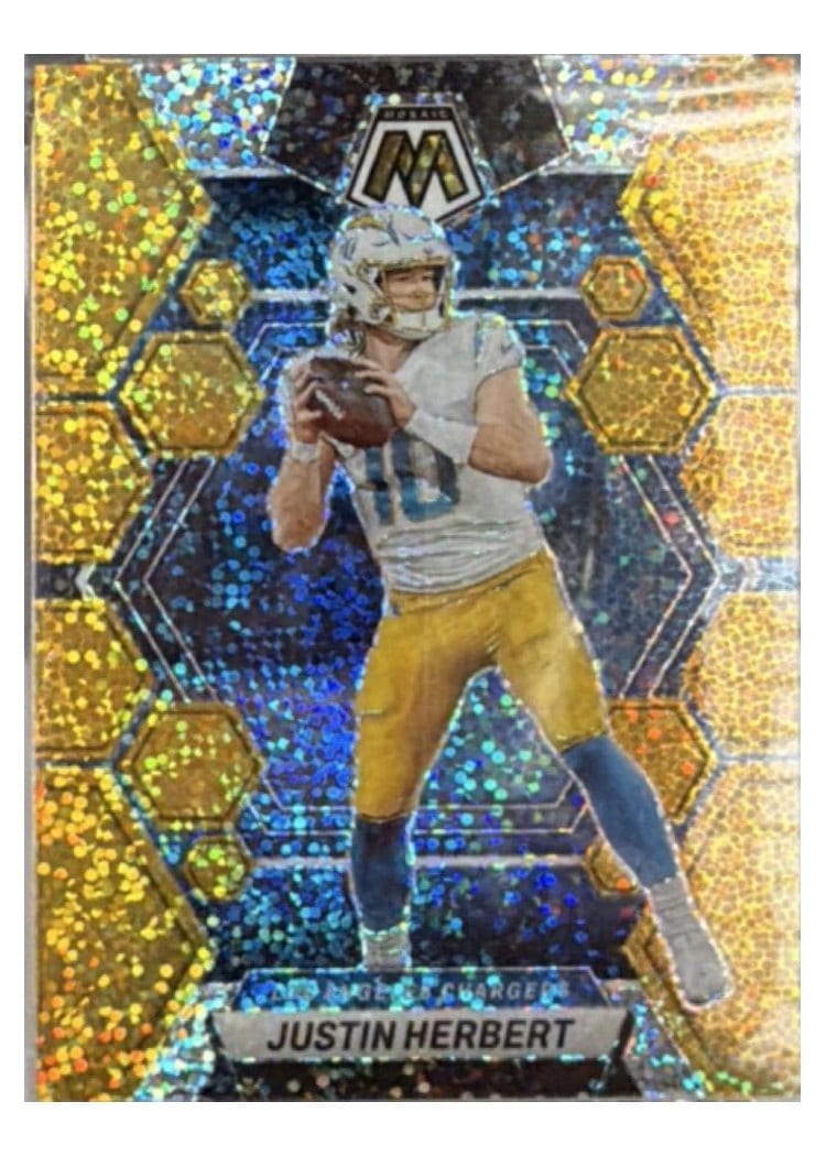 2023 Panini Mosaic Base Set Justin Herbert #127 card