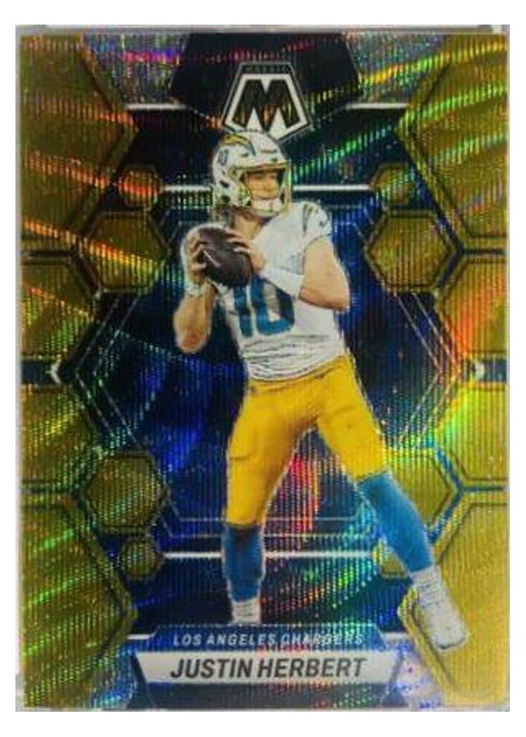 2023 Panini Mosaic Base Set Justin Herbert #127 card