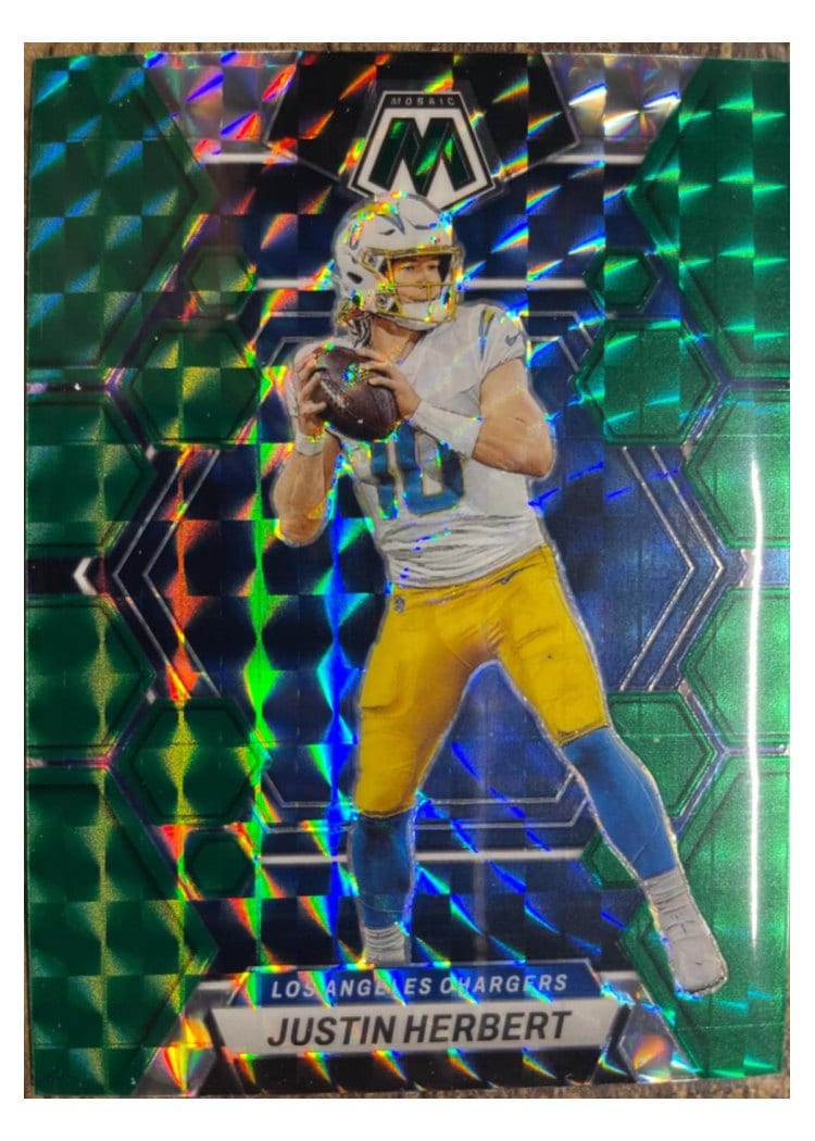 2023 Panini Mosaic Base Set Justin Herbert #127 card