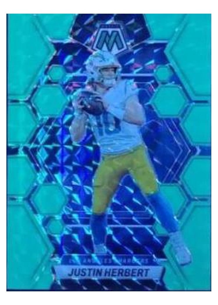 2023 Panini Mosaic Base Set Justin Herbert #127 card