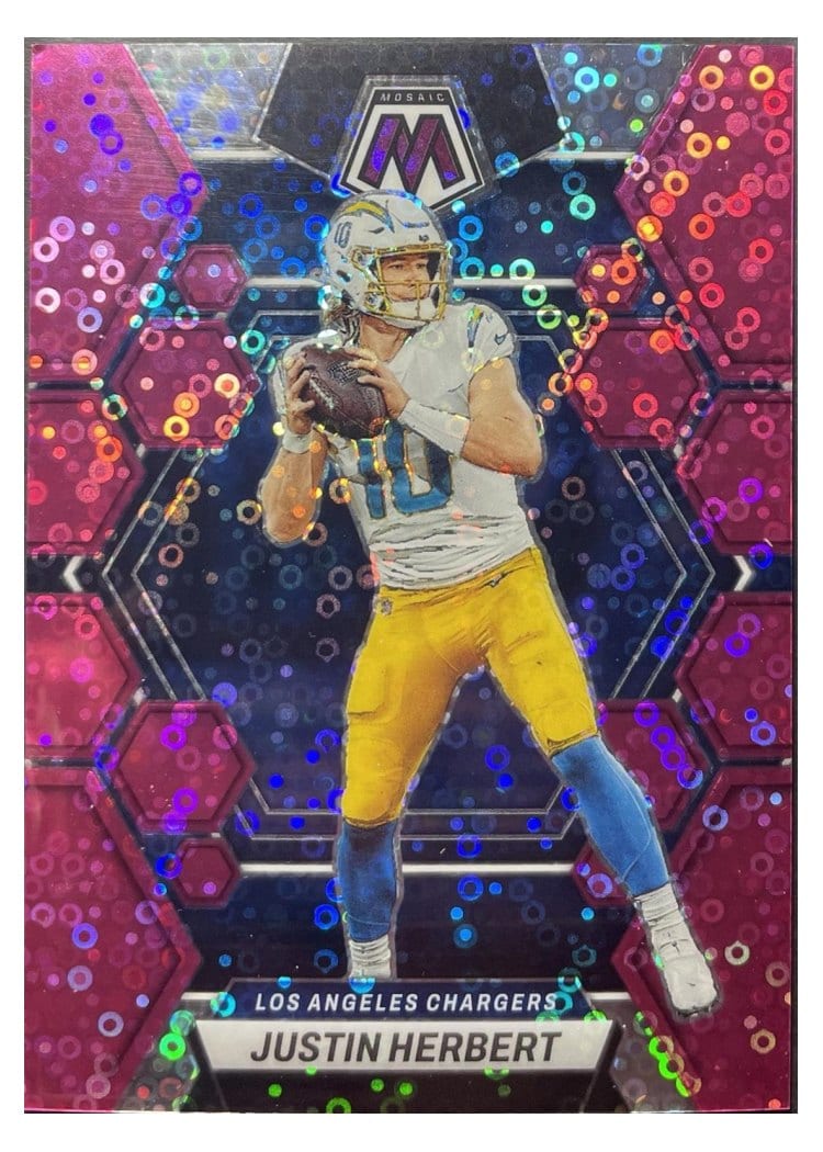 2023 Panini Mosaic Base Set Justin Herbert #127 card