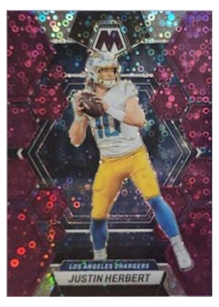 2023 Panini Mosaic Base Set Justin Herbert #127 card