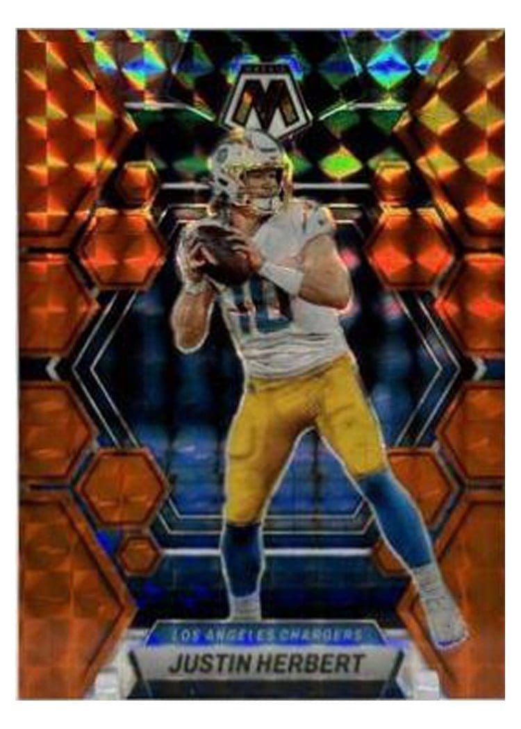 2023 Panini Mosaic Base Set Justin Herbert #127 card