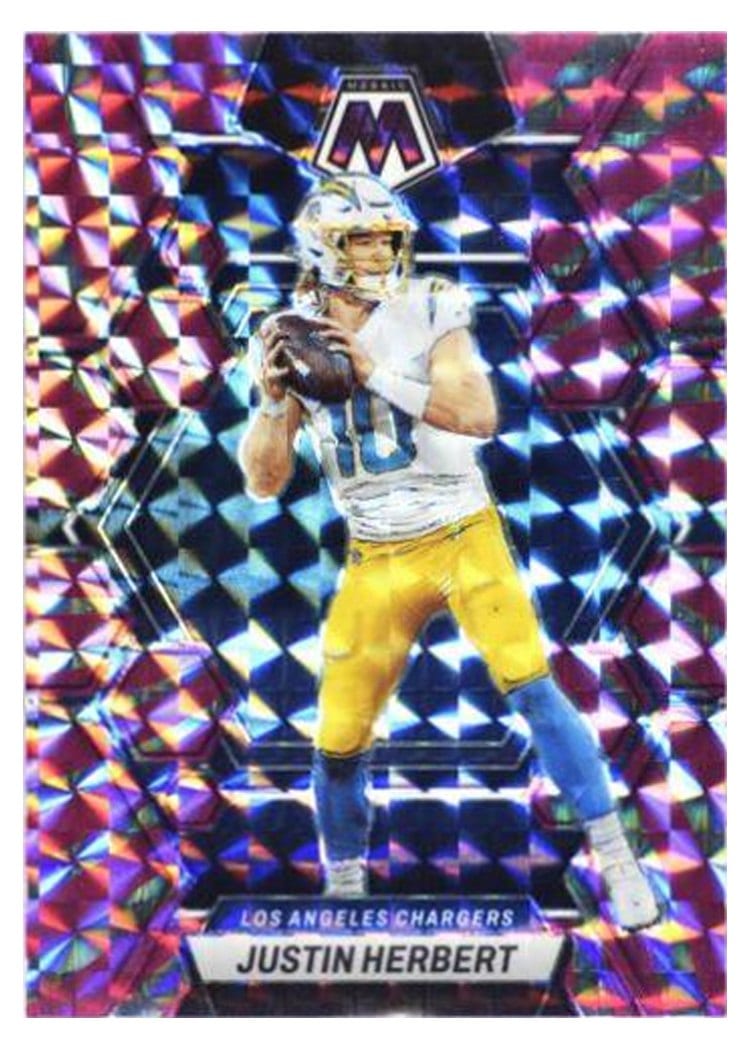 2023 Panini Mosaic Base Set Justin Herbert #127 card