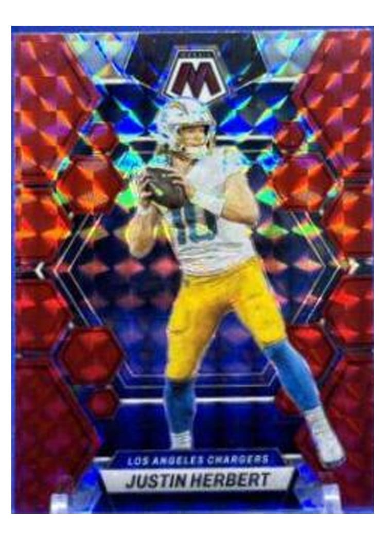 2023 Panini Mosaic Base Set Justin Herbert #127 card