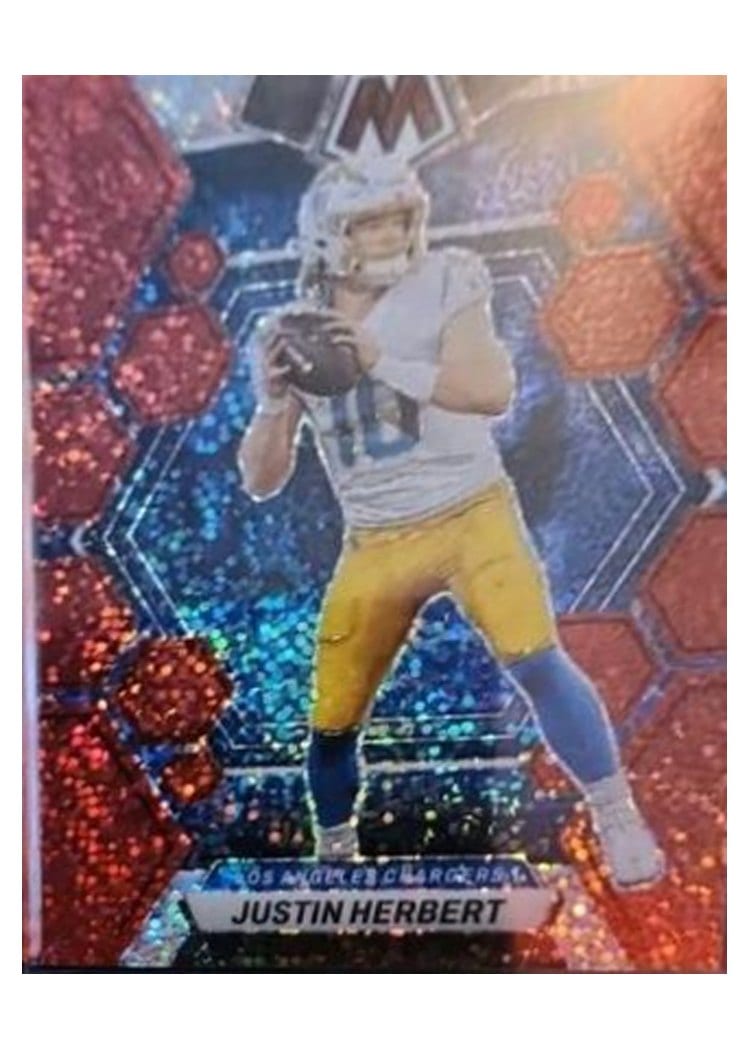 2023 Panini Mosaic Base Set Justin Herbert #127 card