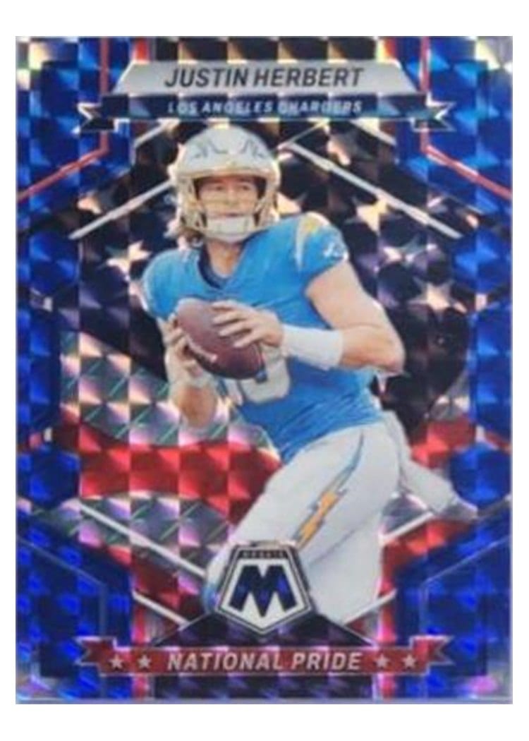 2023 Panini Mosaic Base Set Justin Herbert #255 card