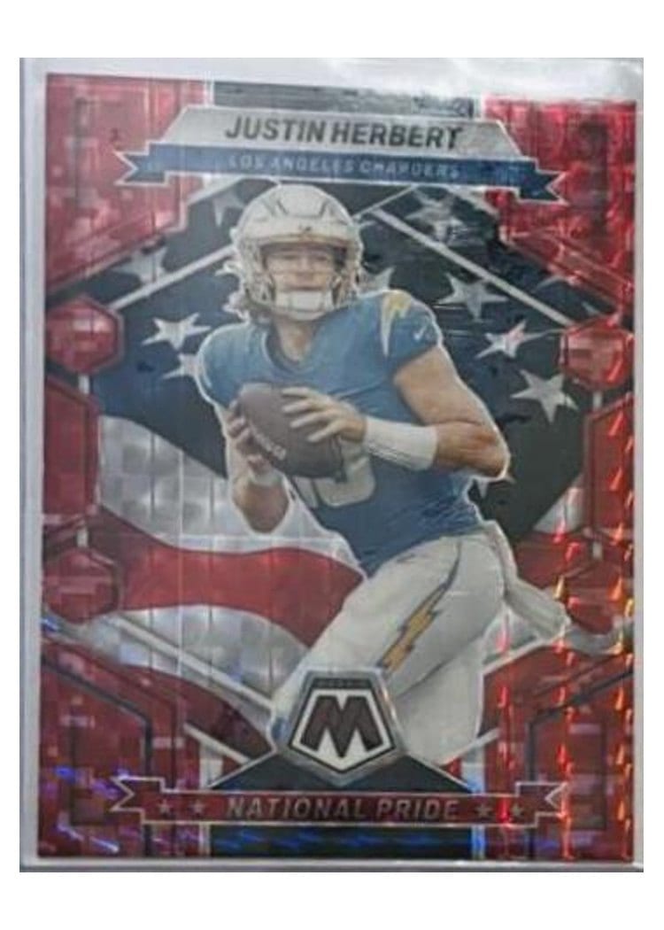 2023 Panini Mosaic Base Set Justin Herbert #255 card