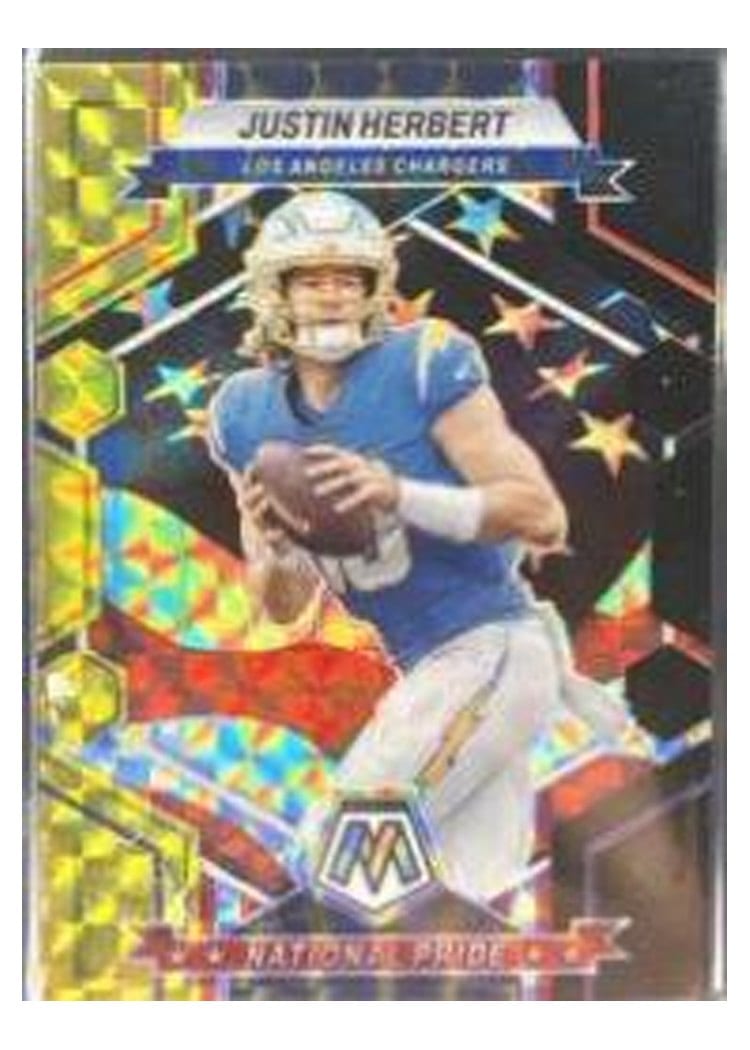 2023 Panini Mosaic Base Set Justin Herbert #255 card