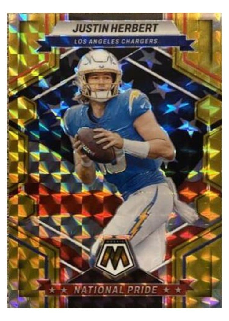 2023 Panini Mosaic Base Set Justin Herbert #255 card