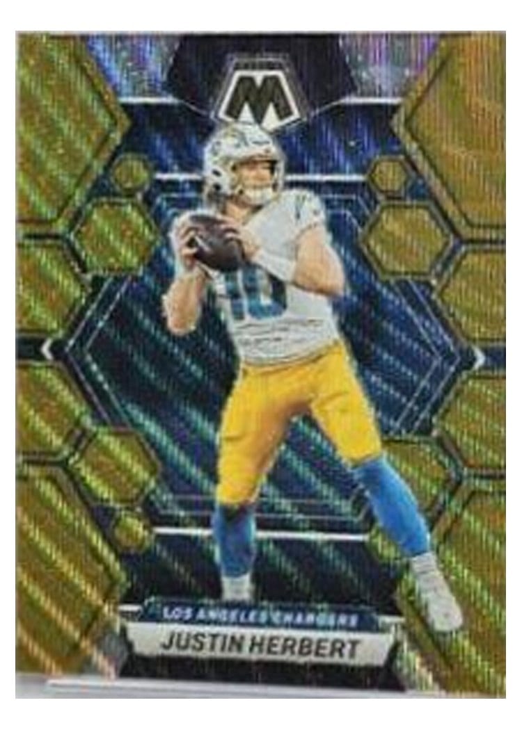 2023 Panini Mosaic Base Set Justin Herbert #255 card