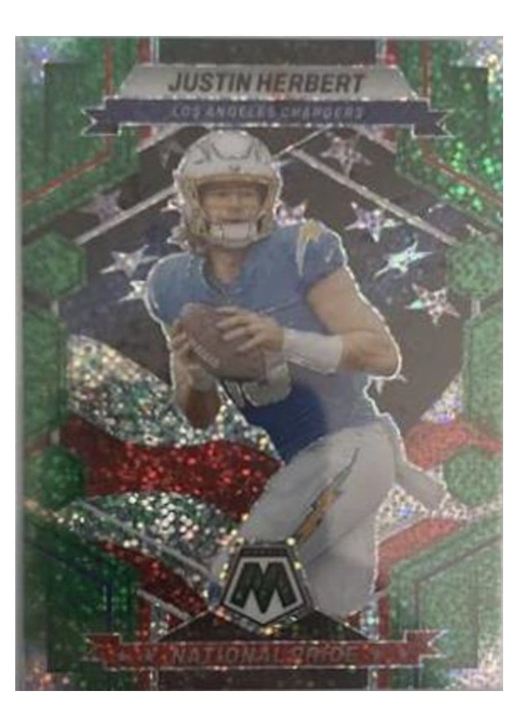 2023 Panini Mosaic Base Set Justin Herbert #255 card