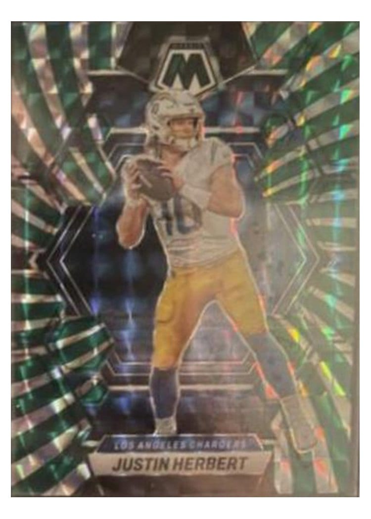2023 Panini Mosaic Base Set Justin Herbert #255 card