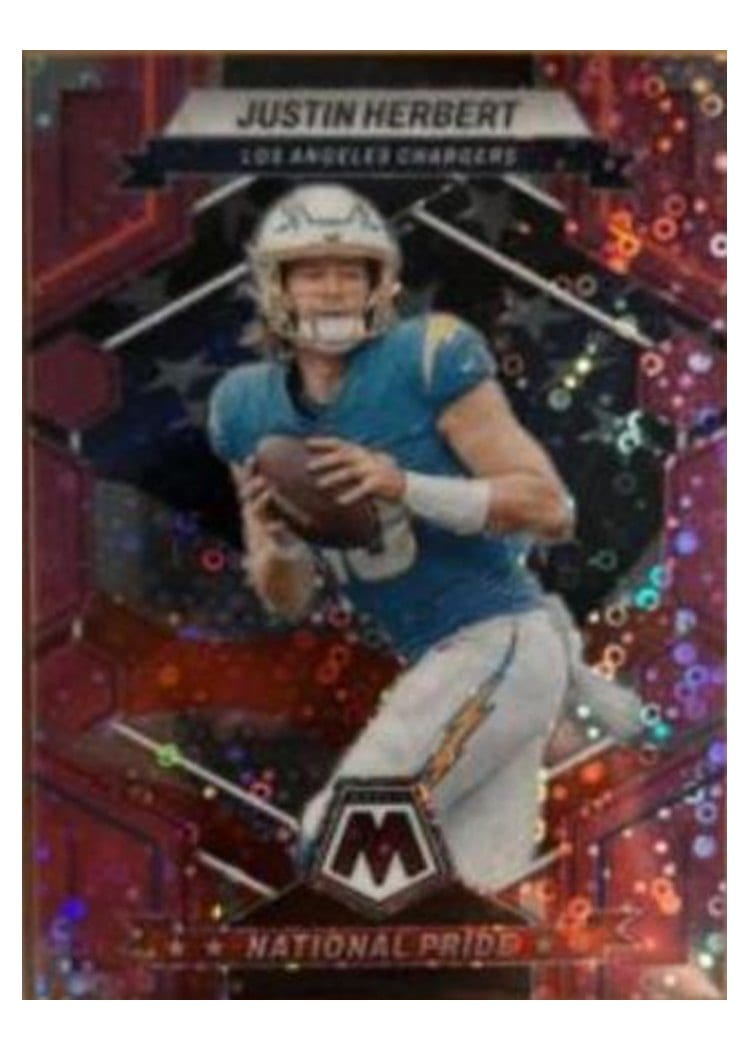 2023 Panini Mosaic Base Set Justin Herbert #255 card