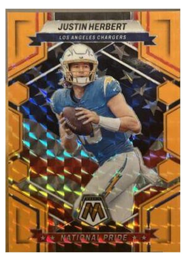 2023 Panini Mosaic Base Set Justin Herbert #255 card