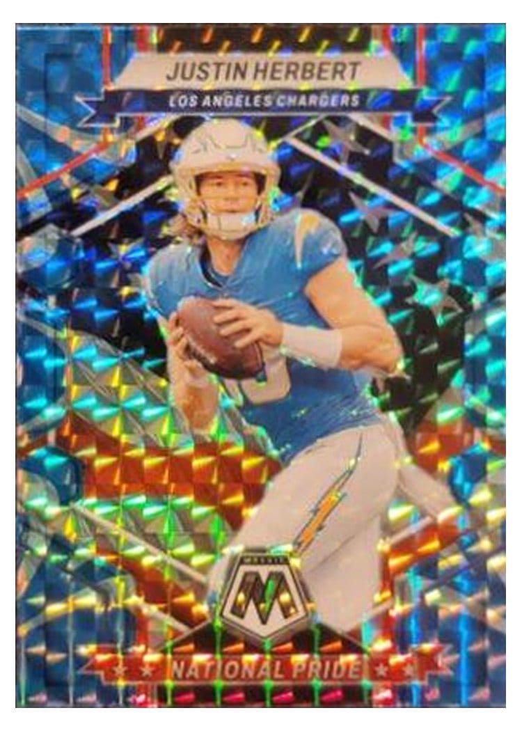 2023 Panini Mosaic Base Set Justin Herbert #255 card