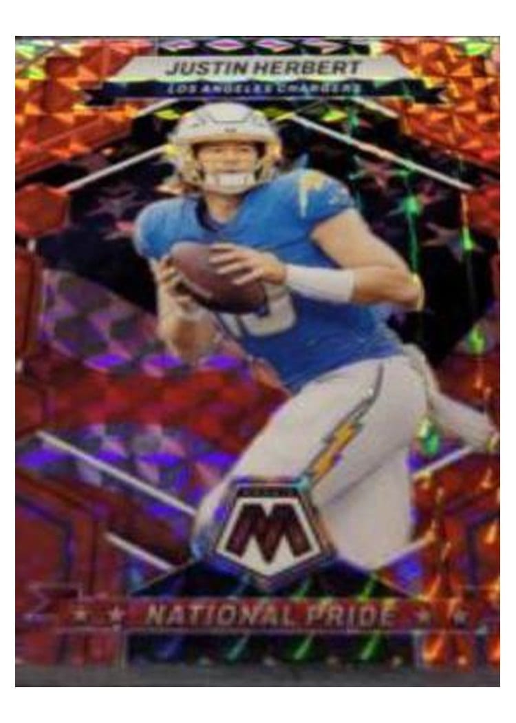 2023 Panini Mosaic Base Set Justin Herbert #255 card