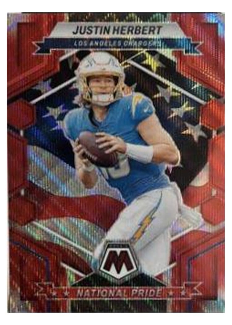 2023 Panini Mosaic Base Set Justin Herbert #255 card