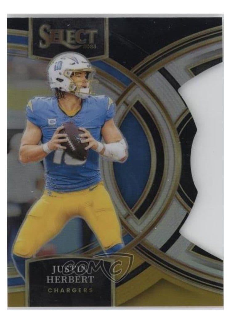 2023 Panini Select Base Set Justin Herbert #136 card