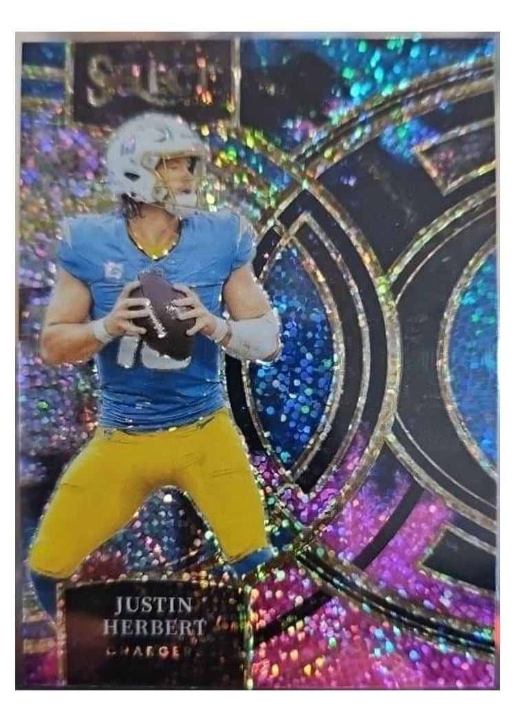 2023 Panini Select Base Set Justin Herbert #136 card