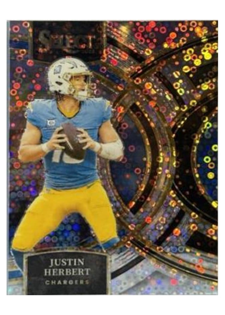 2023 Panini Select Base Set Justin Herbert #136 card