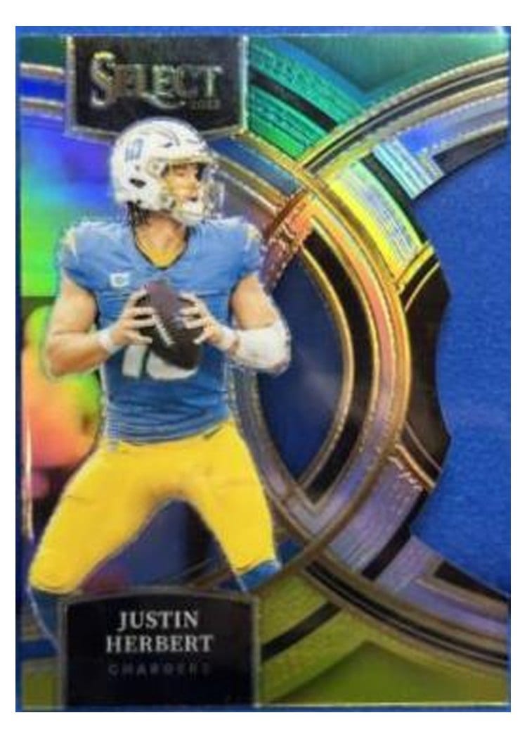 2023 Panini Select Base Set Justin Herbert #136 card