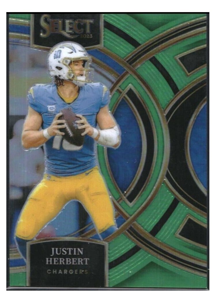 2023 Panini Select Base Set Justin Herbert #136 card