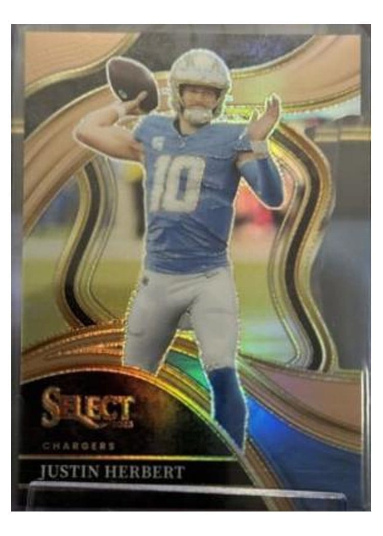 2023 Panini Select Base Set Justin Herbert #136 card