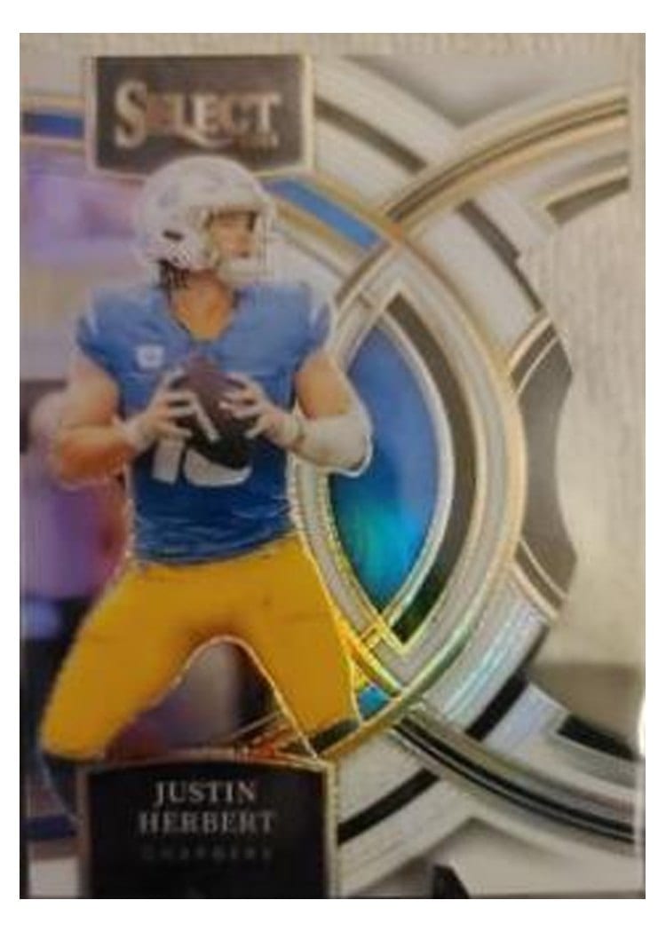 2023 Panini Select Base Set Justin Herbert #136 card
