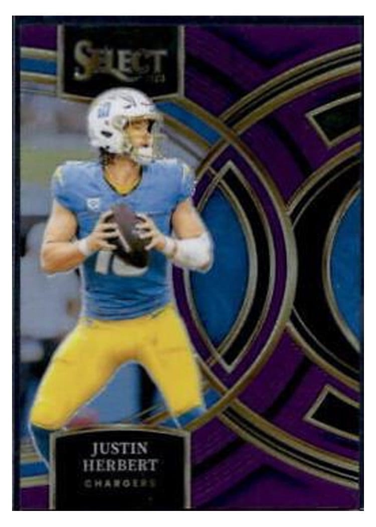 2023 Panini Select Base Set Justin Herbert #136 card