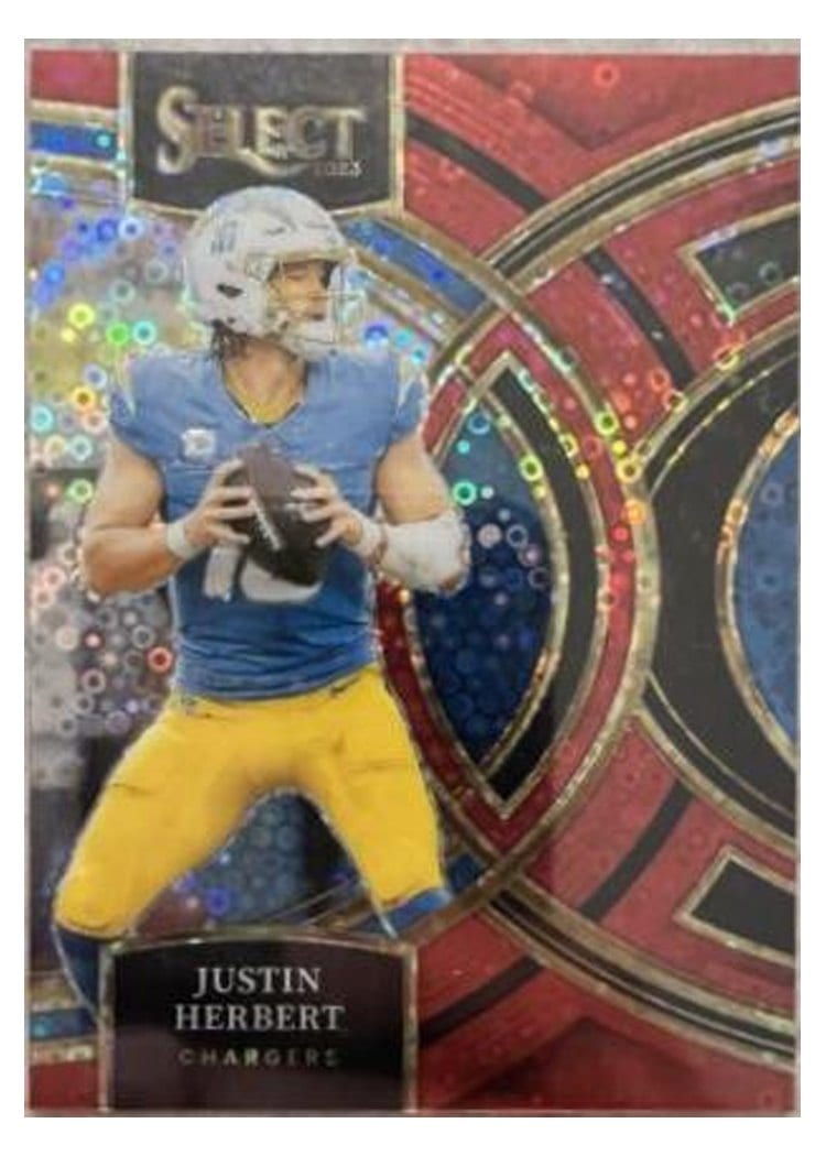 2023 Panini Select Base Set Justin Herbert #136 card