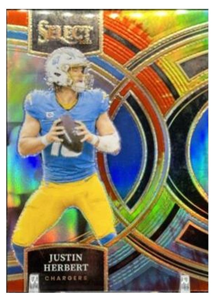 2023 Panini Select Base Set Justin Herbert #136 card