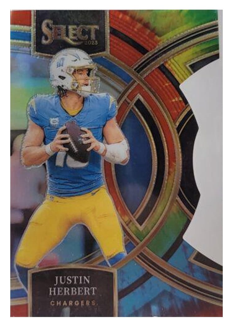 2023 Panini Select Base Set Justin Herbert #136 card