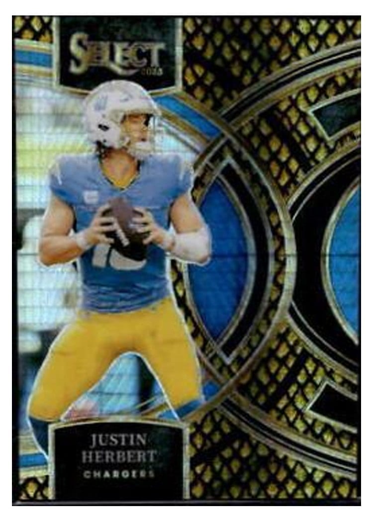 2023 Panini Select Base Set Justin Herbert #136 card