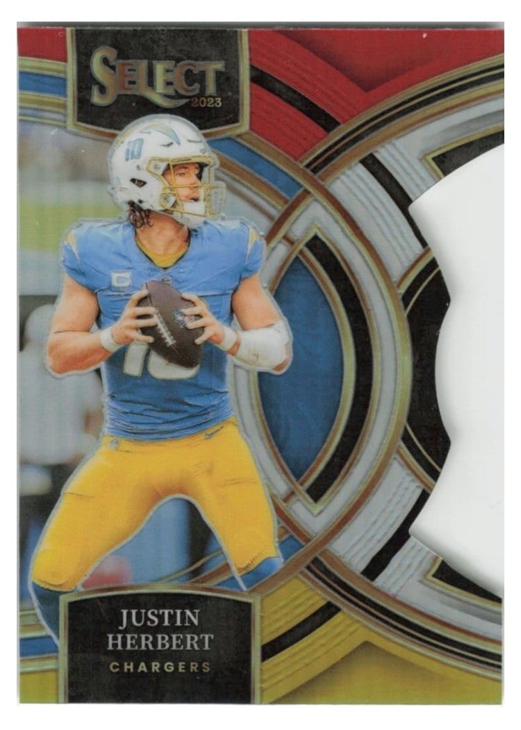2023 Panini Select Base Set Justin Herbert #136 card
