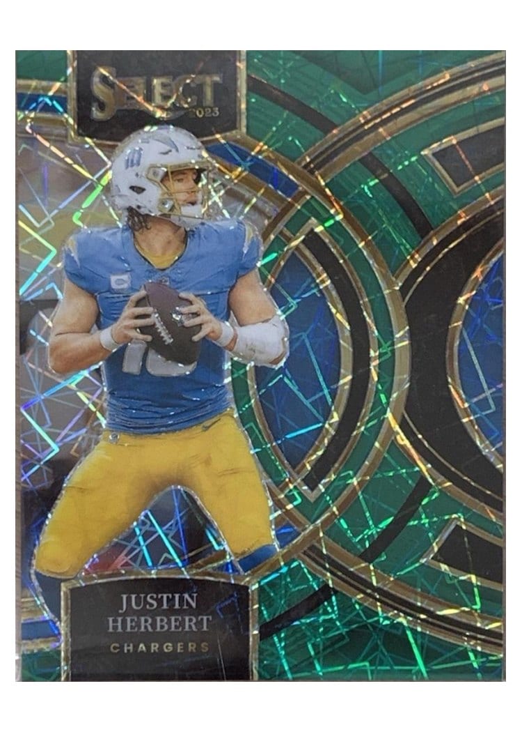 2023 Panini Select Base Set Justin Herbert #136 card