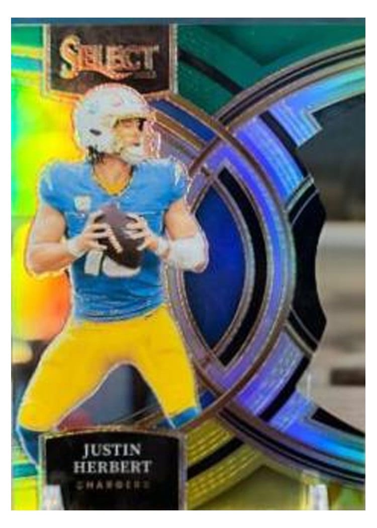 2023 Panini Select Base Set Justin Herbert #136 card