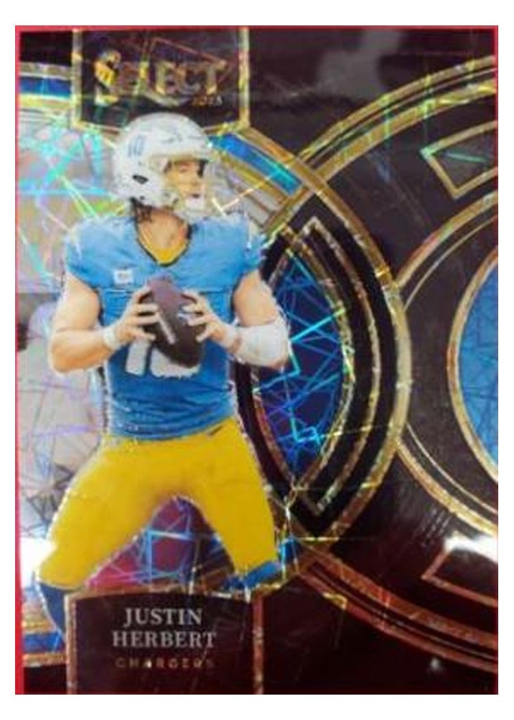 2023 Panini Select Base Set Justin Herbert #136 card