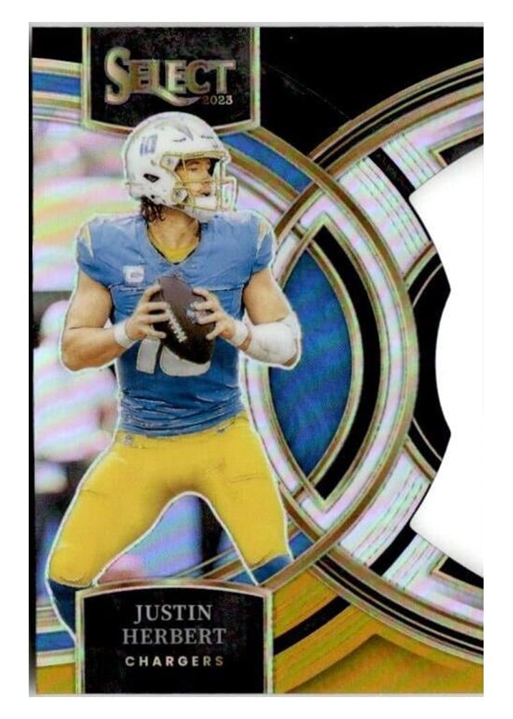 2023 Panini Select Base Set Justin Herbert #136 card