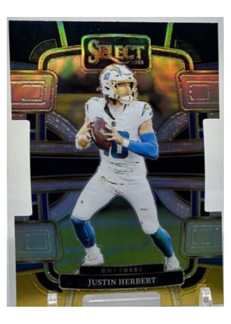 2023 Panini Select Base Set Justin Herbert #52 card