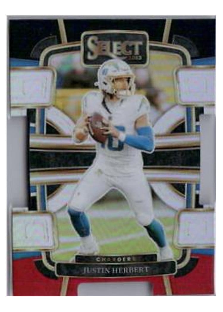 2023 Panini Select Base Set Justin Herbert #52 card