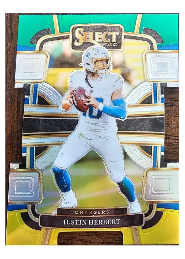 2023 Panini Select Base Set Justin Herbert #52 card
