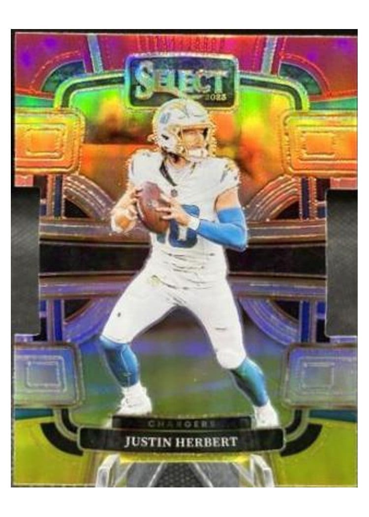 2023 Panini Select Base Set Justin Herbert #52 card