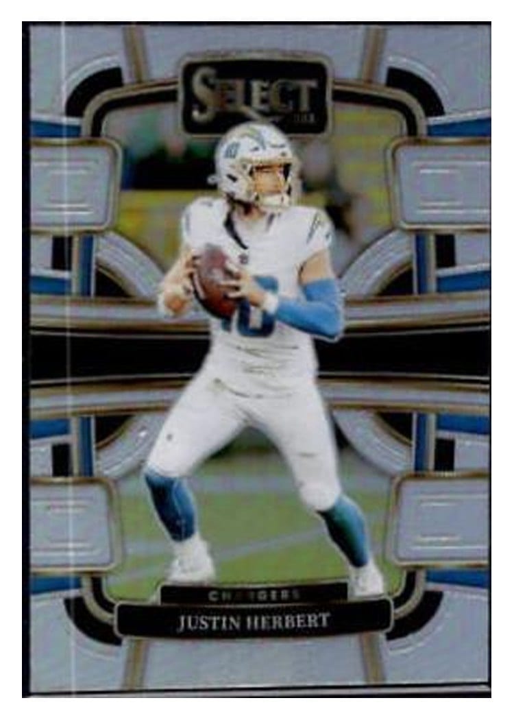 2023 Panini Select Base Set Justin Herbert #52 card