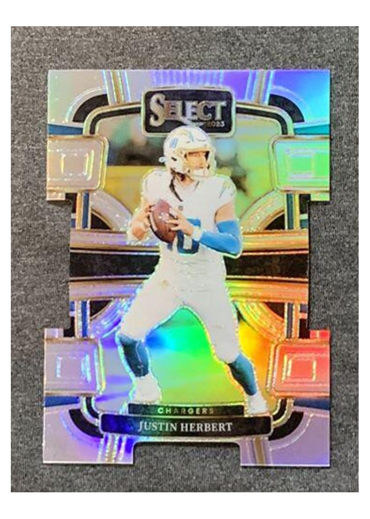 2023 Panini Select Base Set Justin Herbert #52 card